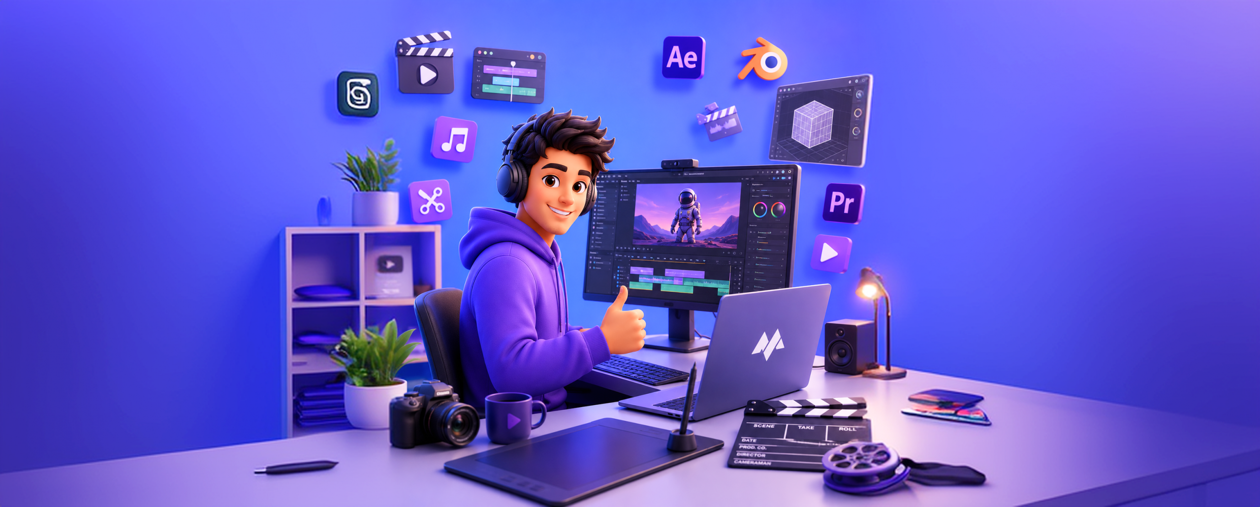 Video Editing and 3D Animation